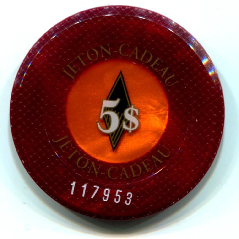 Casino De Montreal $5 Gift Jeton (b859-17)